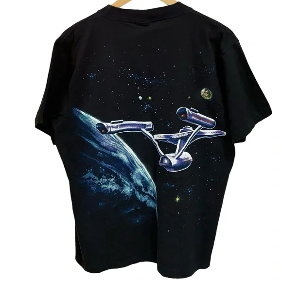 Vintage Changes Star Trek USS Enterprise Spaceship T-Shirt Trekkie 90’s … - Picture 4 of 16